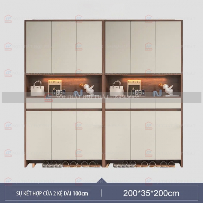Tủ Giầy Hiện Đại Gỗ TGG022